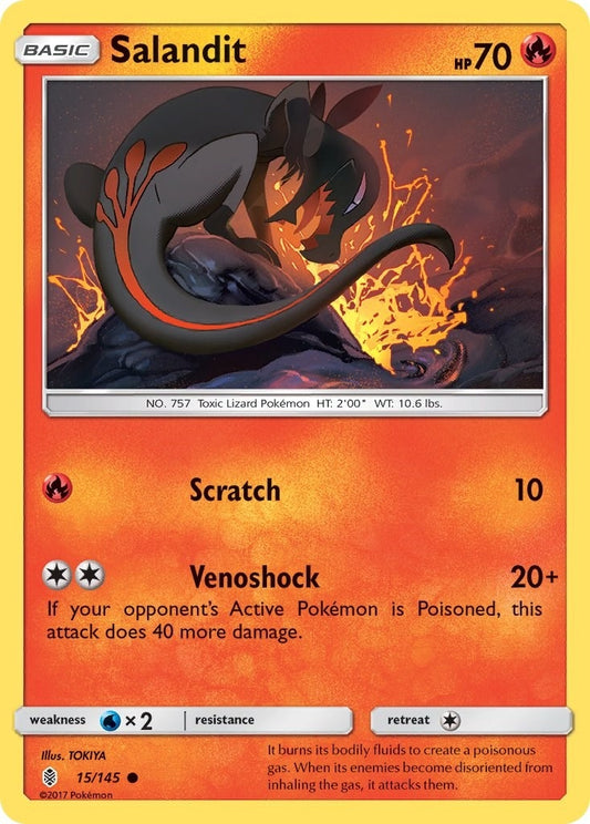 Image for Salandit (15/145) - Pokemon
