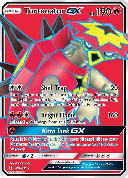 Image for Turtonator GX (Full Art) (131/145) - Pokemon