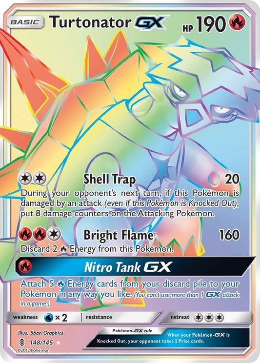 Image for Turtonator GX (Secret) (148/145) - Pokemon