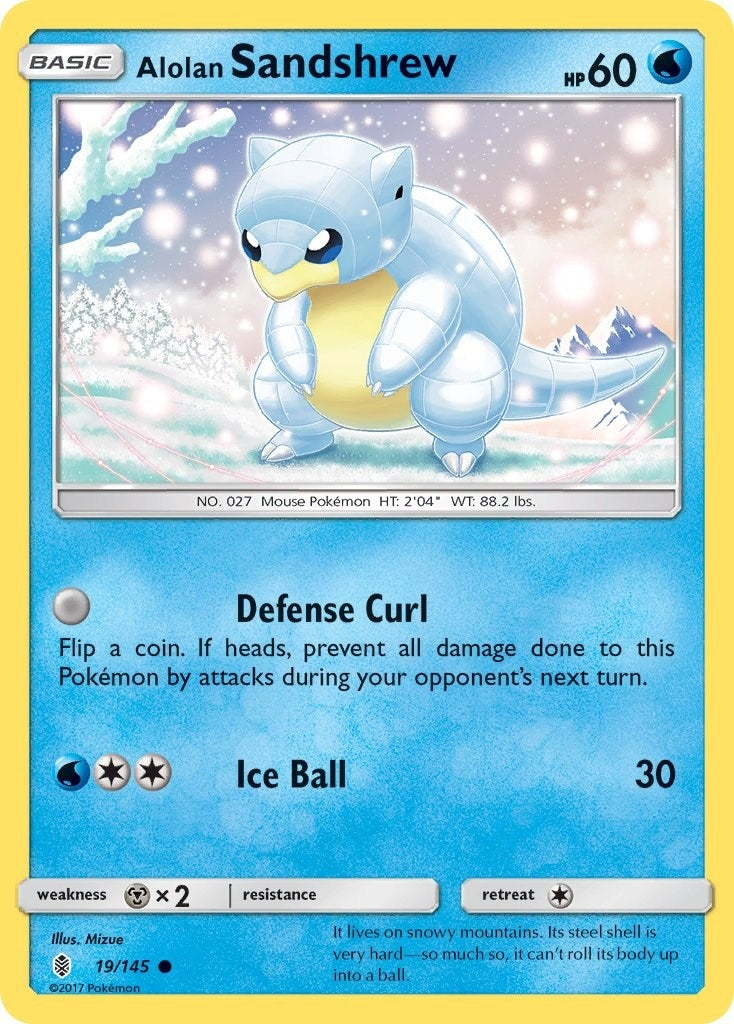 Alolan Sandshrew (19/145)