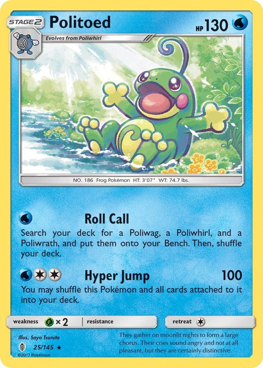 Image for Politoed (25/145) - Pokemon