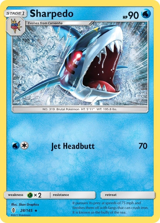 Image for Sharpedo (28/145) - Pokemon