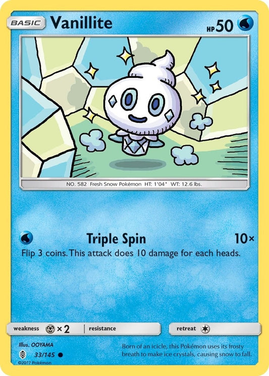 Image for Vanillite (33/145) - Pokemon
