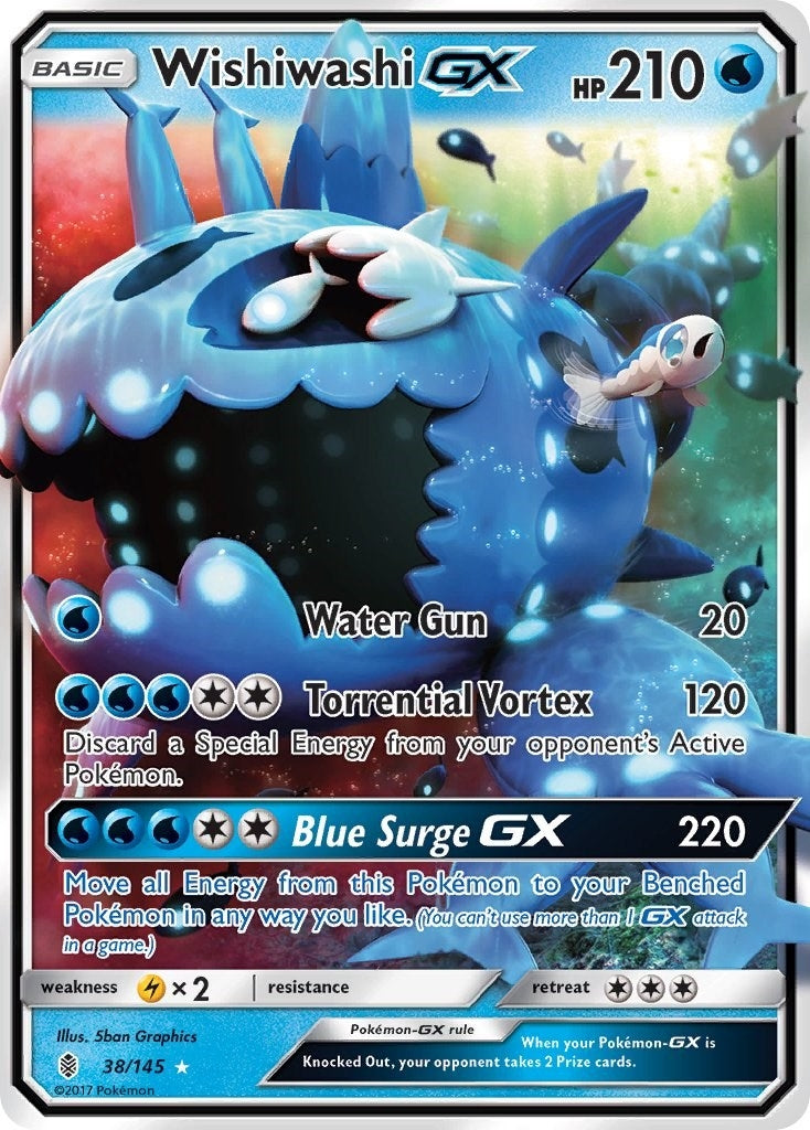 Image for Wishiwashi GX (38/145) - Pokemon