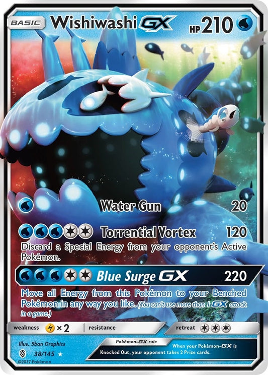 Image for Wishiwashi GX (38/145) - Pokemon