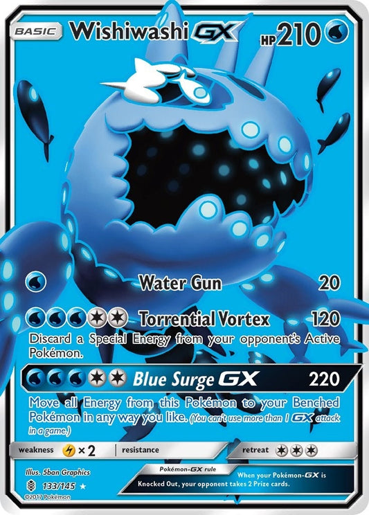 Image for Wishiwashi GX (Full Art) (133/145) - Pokemon