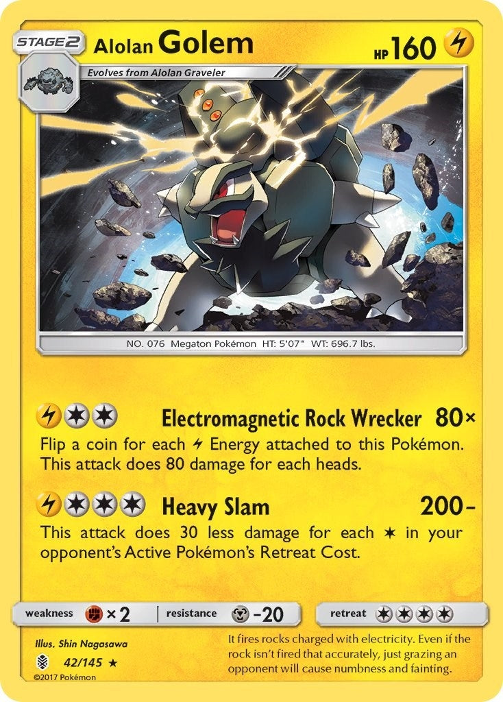 Alolan Golem (42/145)