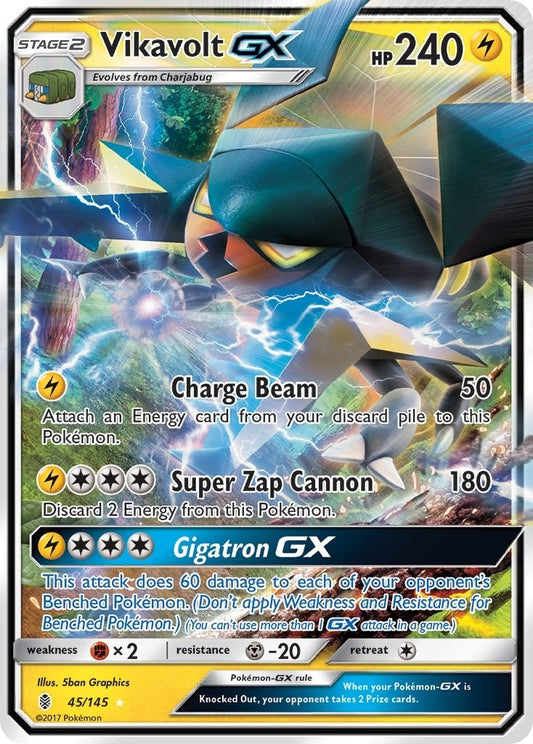 Image for Vikavolt GX (45/145) - Pokemon