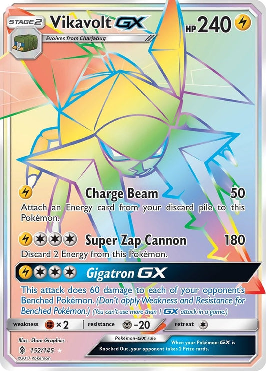 Image for Vikavolt GX (Secret) (152/145) - Pokemon
