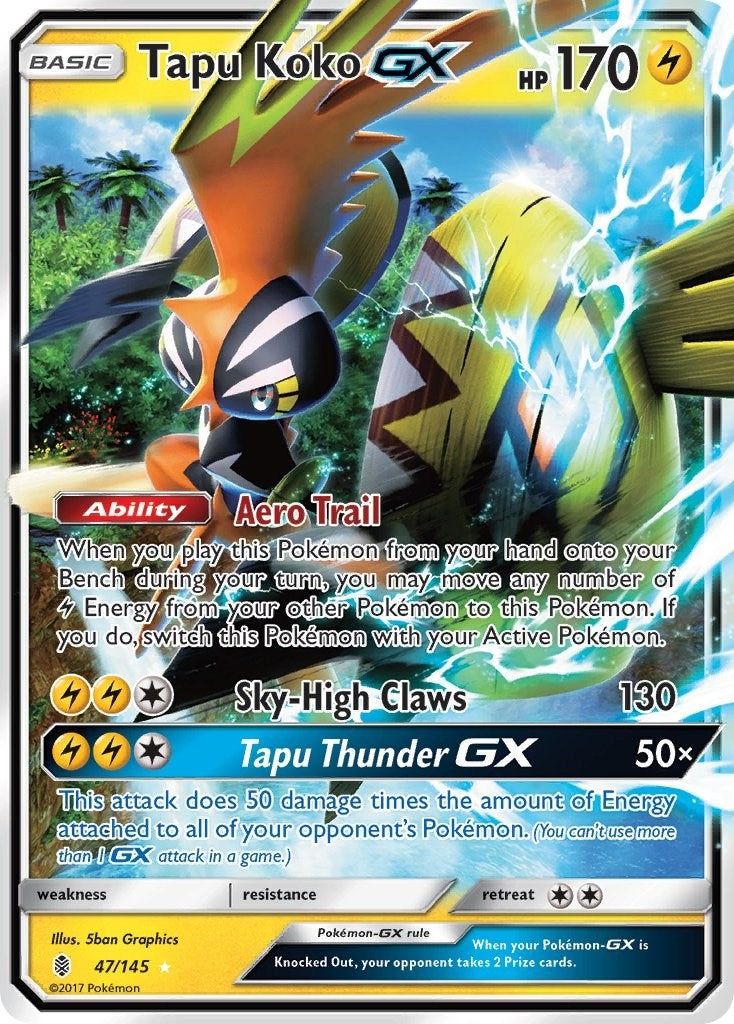 Image for Tapu Koko GX (47/145) - Pokemon