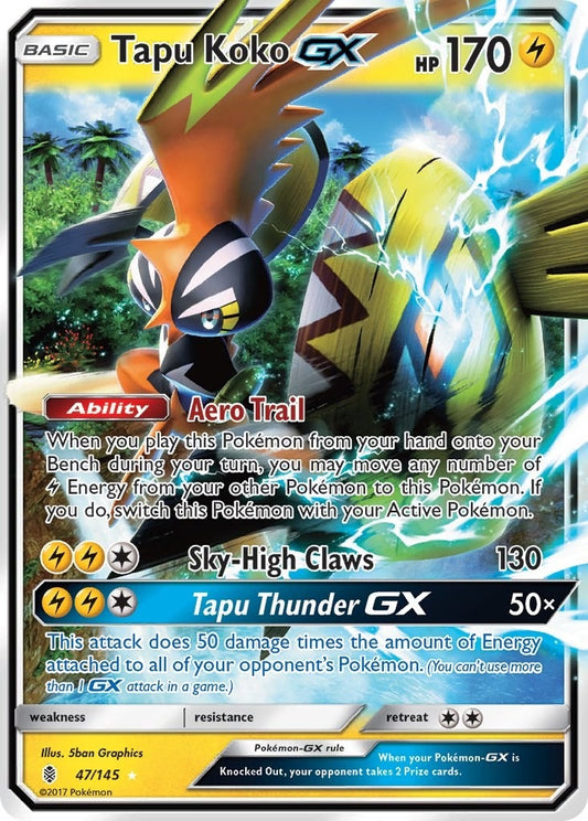 Image for Tapu Koko GX (47/145) - Pokemon