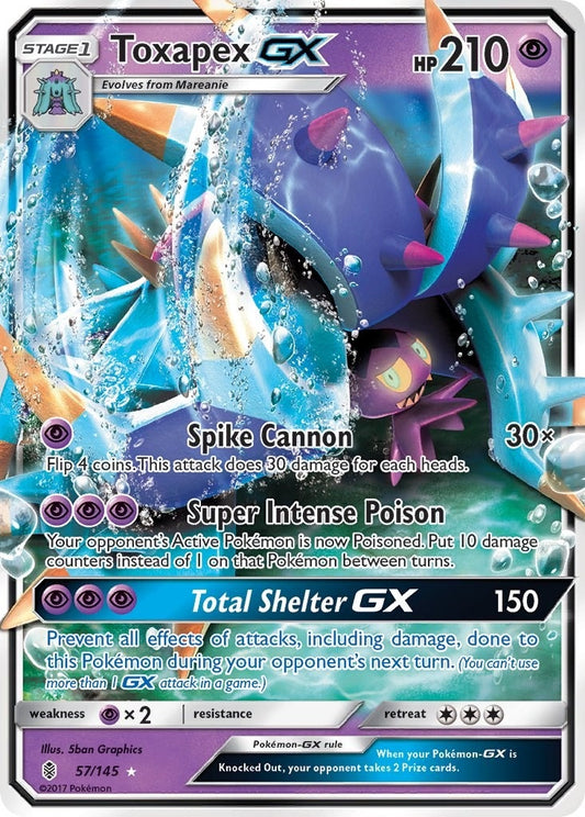Image for Toxapex GX (57/145) - Pokemon