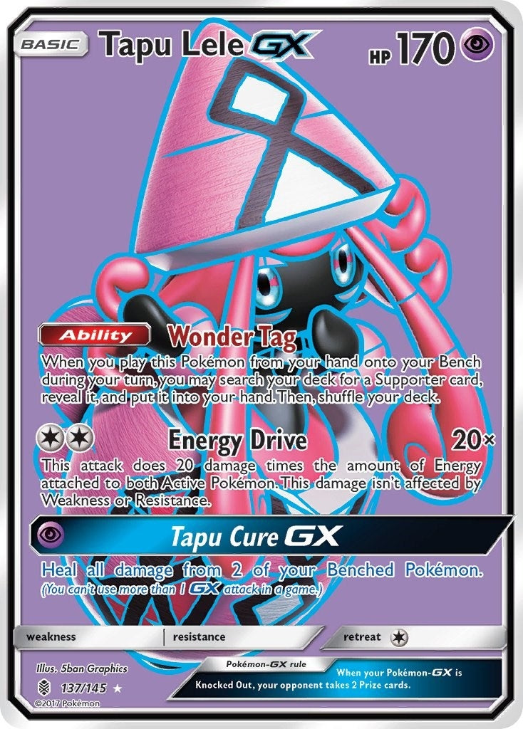 Image for Tapu Lele GX (Full Art) (137/145) - Pokemon