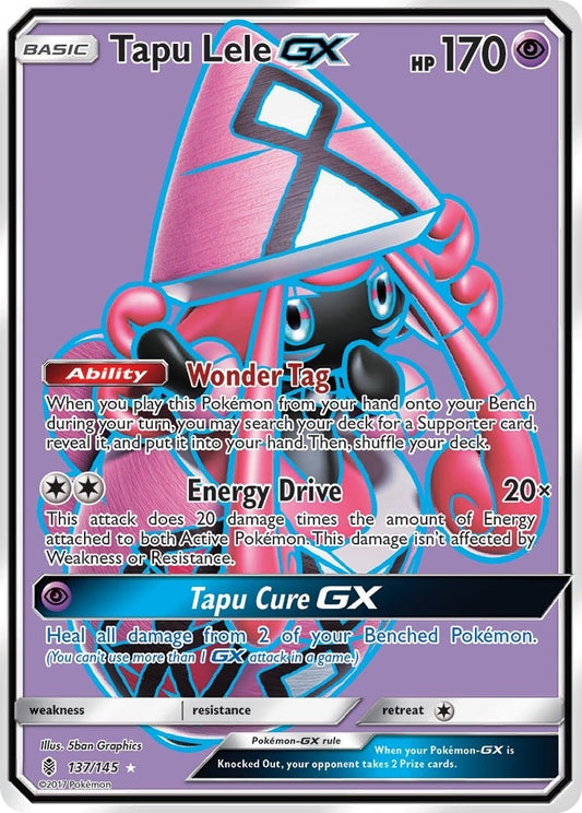 Image for Tapu Lele GX (Full Art) (137/145) - Pokemon
