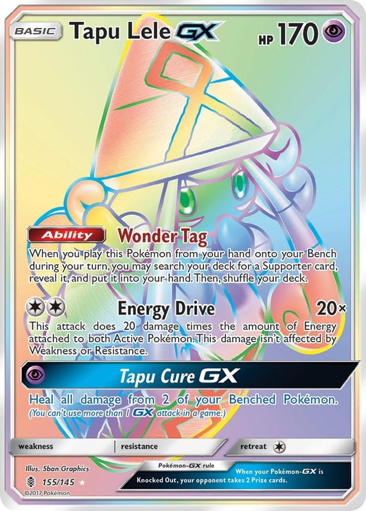 Image for Tapu Lele GX (Secret) (155/145) - Pokemon