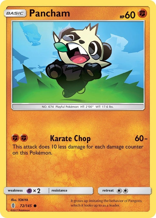 Image for Pancham (72/145) - Pokemon