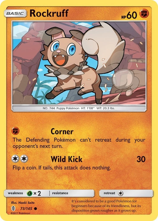Image for Rockruff (73/145) - Pokemon