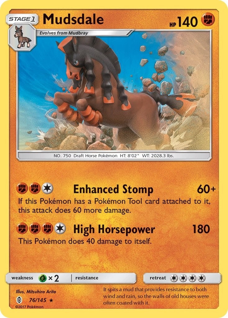 Image for Mudsdale (76/145) - Pokemon