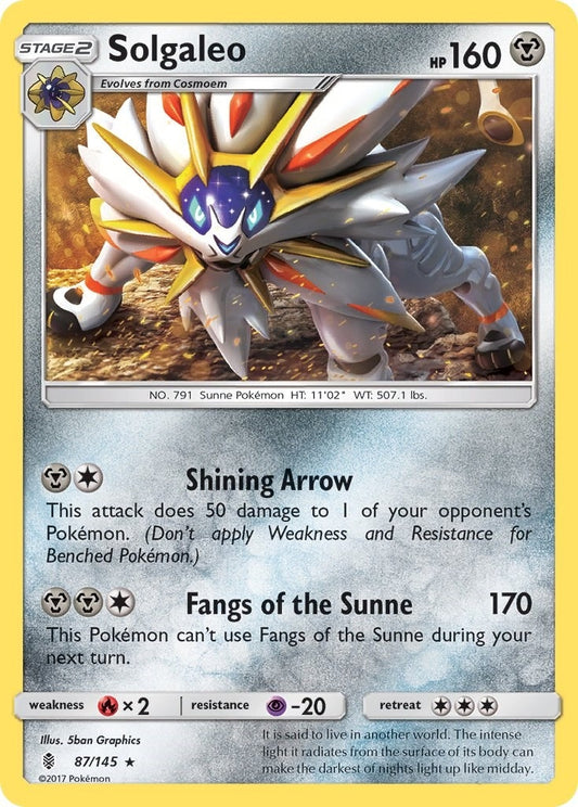 Image for Solgaleo (87/145) - Pokemon