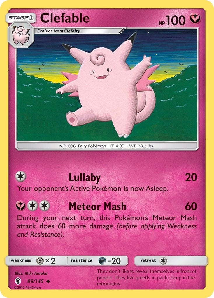 Image for Clefable (89/145) - Pokemon