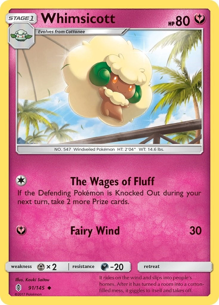 Image for Whimsicott (91/145) - Pokemon