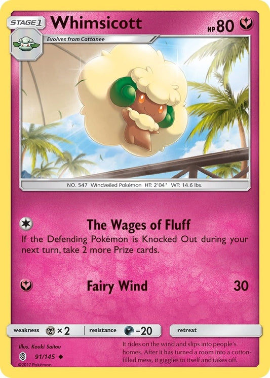 Image for Whimsicott (91/145) - Pokemon