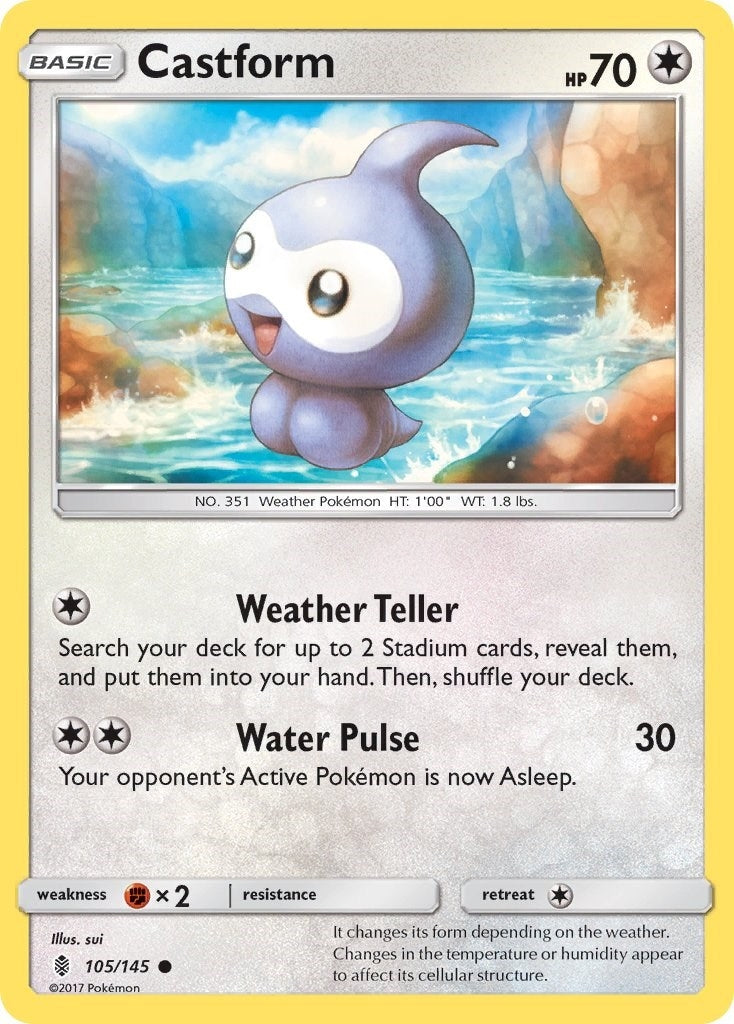 Image for Castform (105/145) - Pokemon