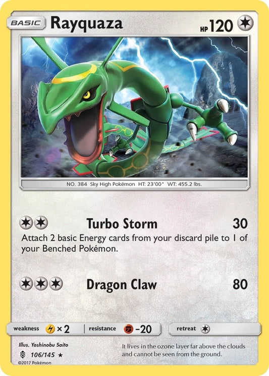 Image for Rayquaza (106/145) - Pokemon