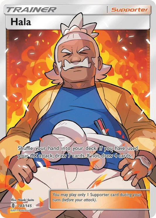 Image for Hala (Full Art) (143/145) - Pokemon
