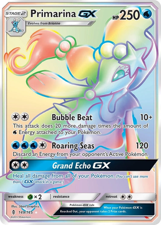 Image for Primarina GX (Secret) (149/145) - Pokemon