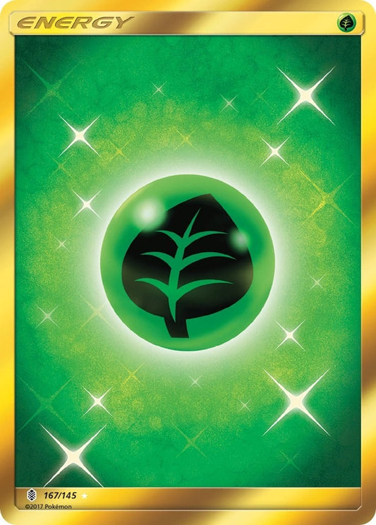 Image for Grass Energy (Secret) (167/145) - Pokemon
