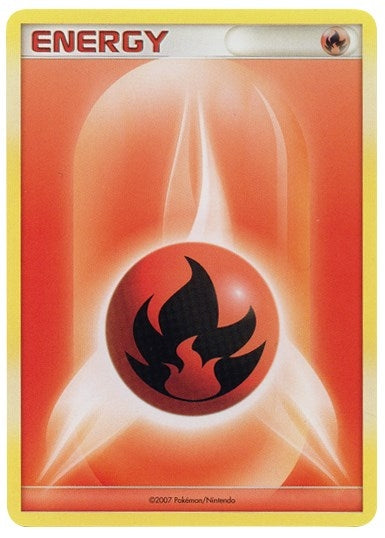 Image for Fire Energy (2007 Unnumbered D/P Style Non-Holo) - Pokemon