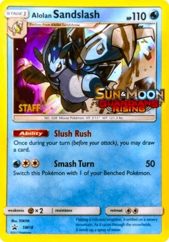 Alolan Sandslash - SM18 (Prerelease) [Staff] (SM18)