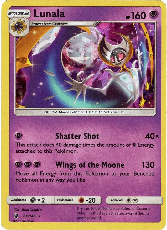 Image for Lunala - 61/145 (Cracked Ice Holo) (061/145) - Pokemon
