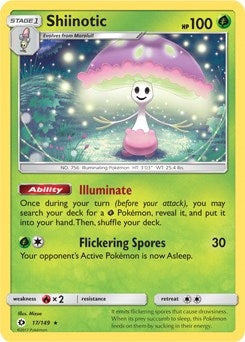 Image for Shiinotic - 17/149 (SM Base Set) (017/149) - Pokemon