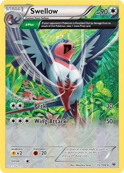 Image for Swellow - 72/108 (XY Roaring Skies) (072/108) - Pokemon