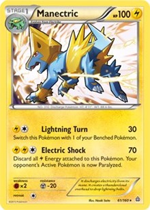 Manectric - 61/160 (XY Primal Clash) (061/160)