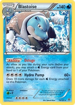 Image for Blastoise - 16/101 (BW Plasma Blast) (016/101) - Pokemon