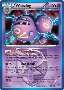 Image for Weezing - 58/135 (BW Plasma Storm) (058/135) - Pokemon