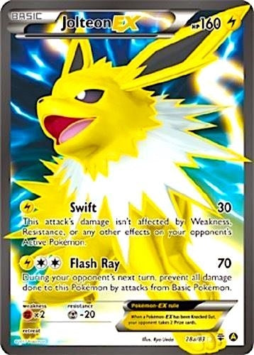 Image for Jolteon EX - 28a/83 (028a/083) - Pokemon