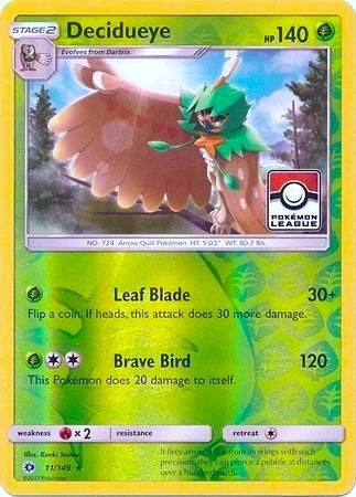 Image for Decidueye - 11/149 (Pokemon League) (011/149) - Pokemon