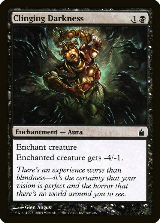 Image for Clinging Darkness (80) - Magic: The Gathering