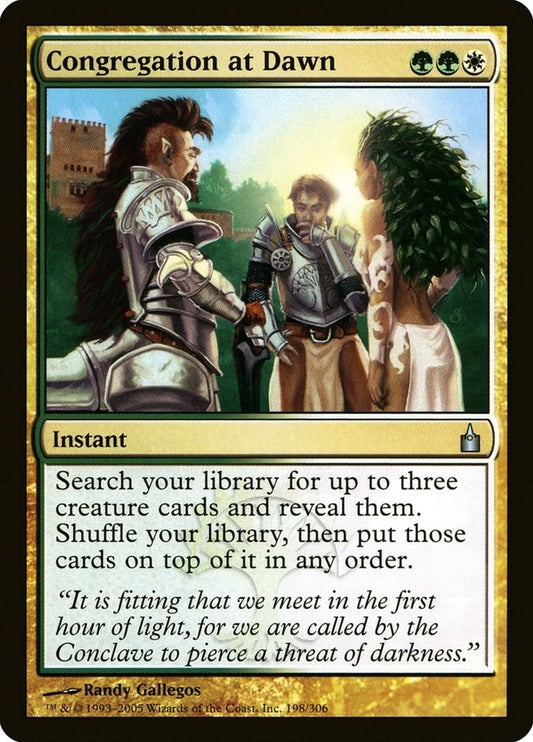 Image for Congregation at Dawn (198) - Magic: The Gathering