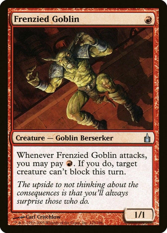 Image for Frenzied Goblin (125) - Magic: The Gathering