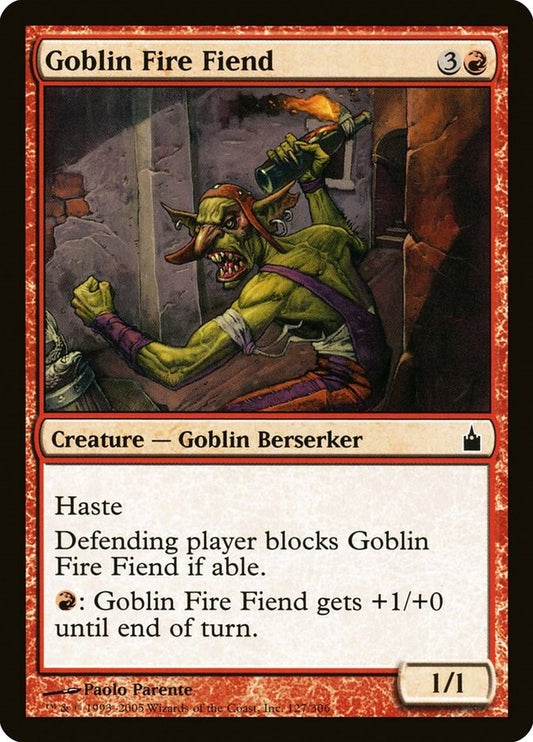 Image for Goblin Fire Fiend (127) - Magic: The Gathering