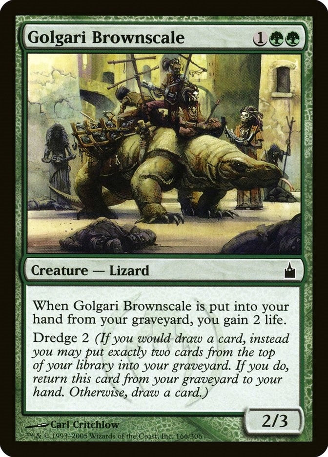 Image for Golgari Brownscale (166) - Magic: The Gathering