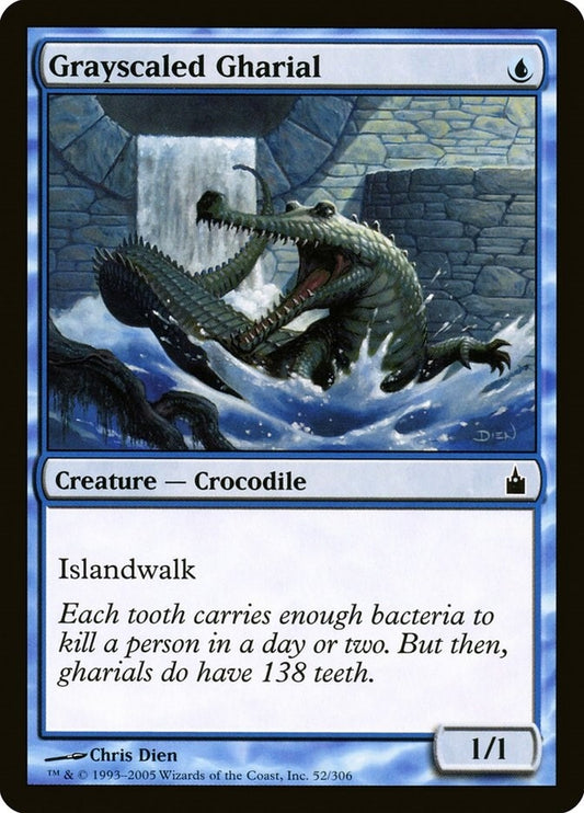 Image for Grayscaled Gharial (52) - Magic: The Gathering