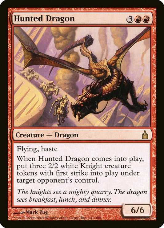 Image for Hunted Dragon (131) - Magic: The Gathering
