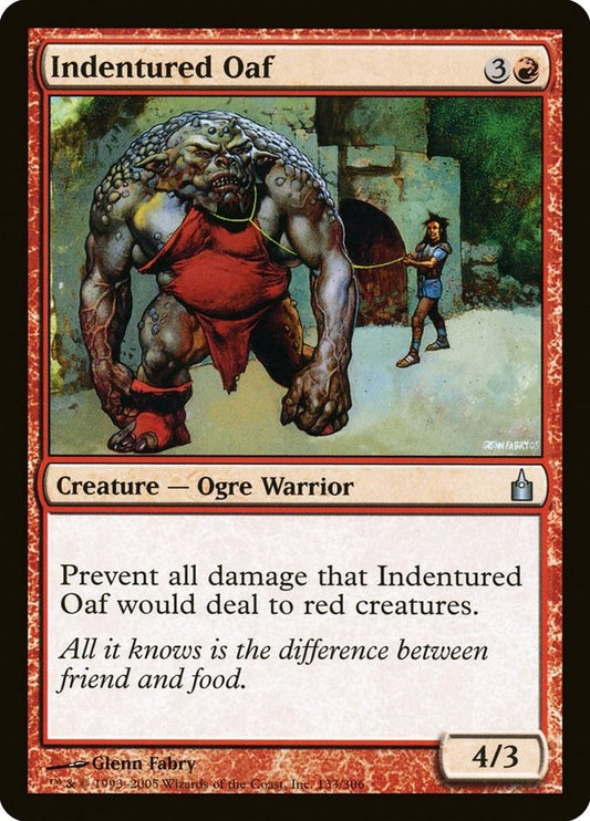 Image for Indentured Oaf (133) - Magic: The Gathering