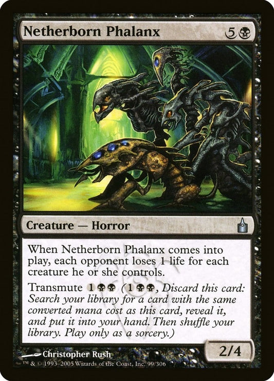 Image for Netherborn Phalanx (99) - Magic: The Gathering